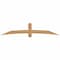 Ekena Millwork Bellingham Timber Gable Bracket, Western Red Cedar, 96"W x 20"H x 5 1/2"D x 5 1/2"F, 5/12 Pitch GBW096X20X0606BEL00SWR - alternate 1